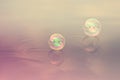 Pink pattern of bubbles Royalty Free Stock Photo