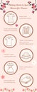 Pink Peach Simple Clothing Hacks to Look Slimmer for Women Infographic