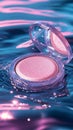 Pink Pearl Eye Shadow Royalty Free Stock Photo