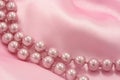 Pink pearls Royalty Free Stock Photo