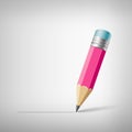 Pink pencil Royalty Free Stock Photo