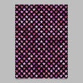 Pink pentagram star shape pattern background brochure template design Royalty Free Stock Photo
