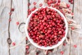Pink Peppercorns (close-up shot) Royalty Free Stock Photo