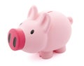 Pink piggy bank