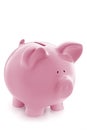 Pink Piggy Bank Royalty Free Stock Photo