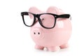 Pink piggy bank