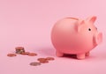 Pink piggybank