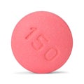 Pink pill Royalty Free Stock Photo