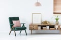 Pink and green living room Royalty Free Stock Photo