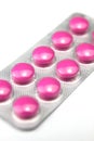 Pink pills Royalty Free Stock Photo