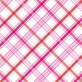 Pink Plaid Royalty Free Stock Photo