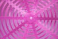 Pink plastic basket Royalty Free Stock Photo