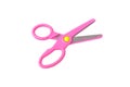 Pink plastic scissors for kid Royalty Free Stock Photo