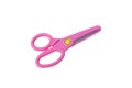 Pink plastic scissors for kid Royalty Free Stock Photo