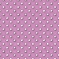 Pink plate with metall balls points texture