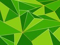 Abstract green polygon artistic geometric