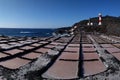 Salt mine in La Palma Island. Spain. Royalty Free Stock Photo