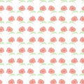 Pink poppy floweers pattern. Royalty Free Stock Photo