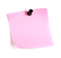 Pink post-it