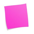 Pink postit