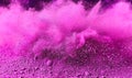 Vibrant Pink Powder Explosion Royalty Free Stock Photo