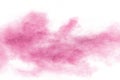 Pink powder explosion Royalty Free Stock Photo