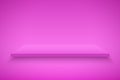 Pink Presentation platform Royalty Free Stock Photo