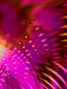 Pink Psychedelic Retro Pattern Royalty Free Stock Photo
