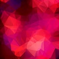 Pink purple abstract background polygon. Royalty Free Stock Photo