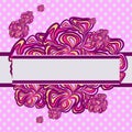 Pink-purple Abstract Design Royalty Free Stock Photo
