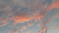 Cotton candy pink clouds Royalty Free Stock Photo