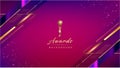 Pink Purple Golden Royal Awards Graphics Background Modern Abstract Background. Royal Awards Graphics Background.