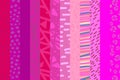 Pink purple gradient collage background hand drawn background catoon style