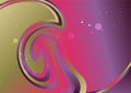 Pink Purple and Green Abstract Gradient Twirl Background Royalty Free Stock Photo