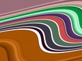 Colorful red green blue pink waves lines geometries, forms, colorful abstract background, texture Royalty Free Stock Photo