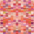 Pink purple and green plaid pattern abstract Royalty Free Stock Photo