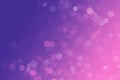 Pink purple Miracle bokeh with deep gradient background