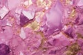 Pink and purple onyx crystal marble texture background. Natural polished quartz stone Royalty Free Stock Photo