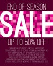 Pink and purple sale poster