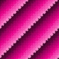 Pink seamless striped puzzle pattern Royalty Free Stock Photo