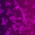 Pink and Purple Triangles vector background