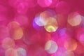 Pink, purple, white, yellow and turquoise soft lights abstract background Royalty Free Stock Photo