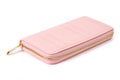 Pink purse isolated Royalty Free Stock Photo