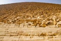 Pink Pyramid - the northern pyramid of Pharaoh Snofru in Dakhshur, XXVI century BC Royalty Free Stock Photo