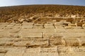 Pink Pyramid - the northern pyramid of Pharaoh Snofru in Dakhshur, XXVI century BC Royalty Free Stock Photo