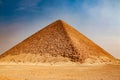 Pink Pyramid - the northern pyramid of Pharaoh Snofru in Dakhshur, XXVI century BC Royalty Free Stock Photo