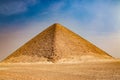 Pink Pyramid - the northern pyramid of Pharaoh Snofru in Dakhshur, XXVI century BC Royalty Free Stock Photo