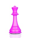 Pink queen, chess piece