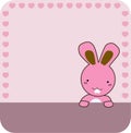 Pink rabbit