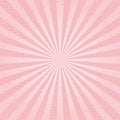Pink radial background with Japanese traditional design. golden and silver leaf.